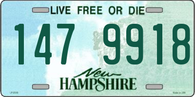 NH license plate 1479918