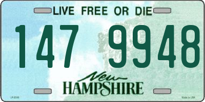 NH license plate 1479948