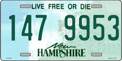 NH license plate 1479953