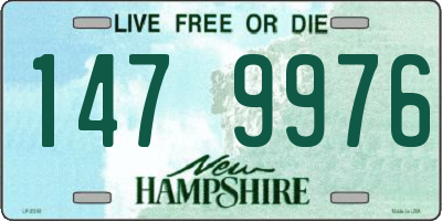 NH license plate 1479976