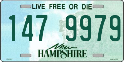 NH license plate 1479979