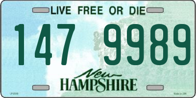 NH license plate 1479989