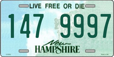 NH license plate 1479997