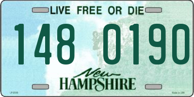 NH license plate 1480190