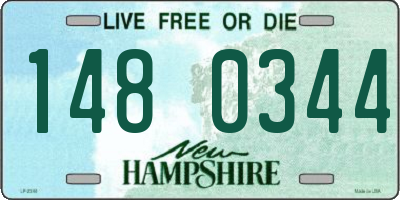 NH license plate 1480344