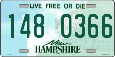 NH license plate 1480366