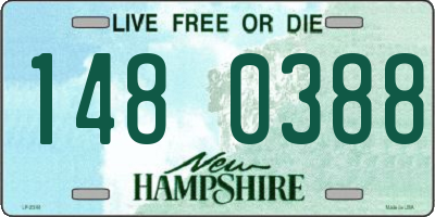 NH license plate 1480388