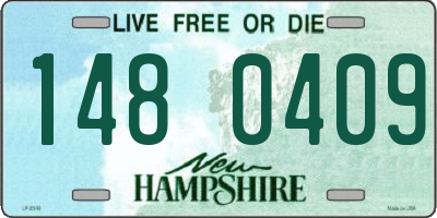 NH license plate 1480409