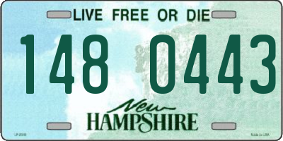 NH license plate 1480443