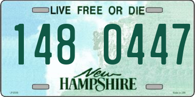 NH license plate 1480447