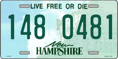 NH license plate 1480481