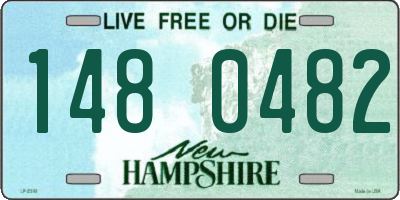 NH license plate 1480482