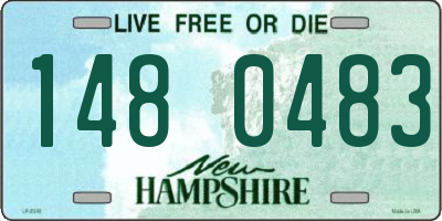 NH license plate 1480483