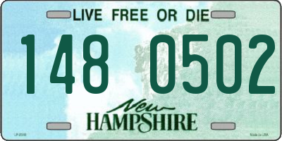 NH license plate 1480502