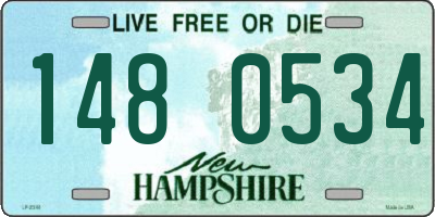 NH license plate 1480534