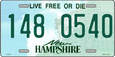 NH license plate 1480540