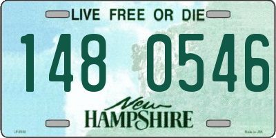NH license plate 1480546