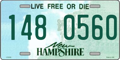 NH license plate 1480560