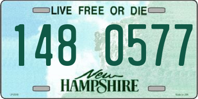NH license plate 1480577