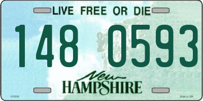 NH license plate 1480593