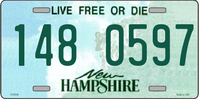 NH license plate 1480597