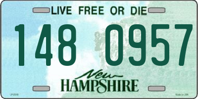NH license plate 1480957