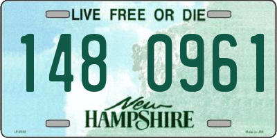 NH license plate 1480961