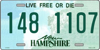 NH license plate 1481107