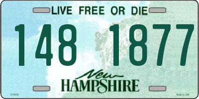 NH license plate 1481877