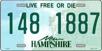 NH license plate 1481887