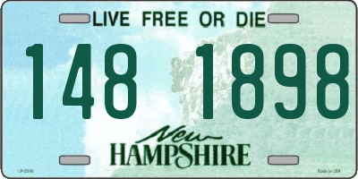 NH license plate 1481898