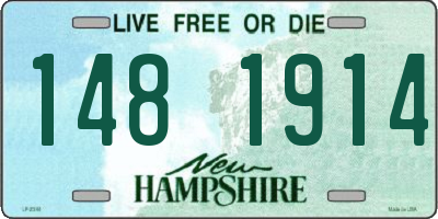 NH license plate 1481914