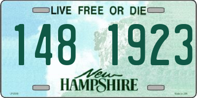 NH license plate 1481923