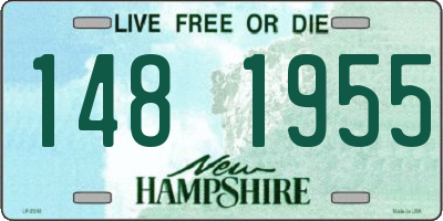 NH license plate 1481955