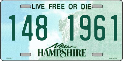 NH license plate 1481961