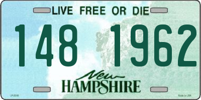 NH license plate 1481962