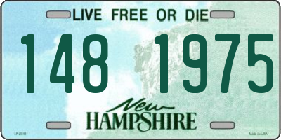 NH license plate 1481975