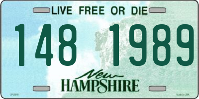 NH license plate 1481989