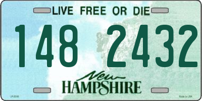 NH license plate 1482432