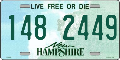 NH license plate 1482449