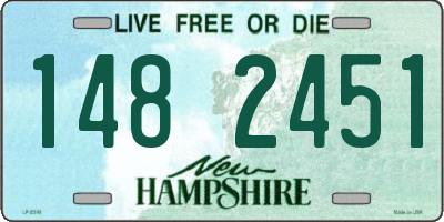 NH license plate 1482451