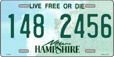 NH license plate 1482456