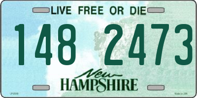 NH license plate 1482473