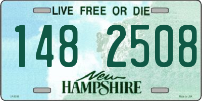 NH license plate 1482508