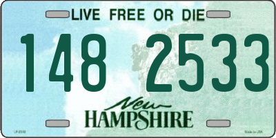 NH license plate 1482533