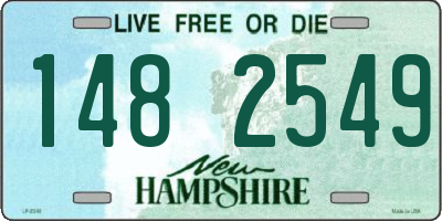 NH license plate 1482549