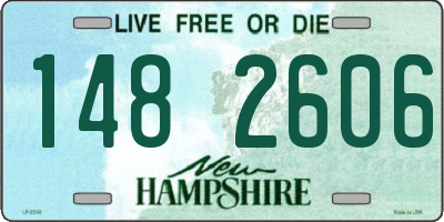 NH license plate 1482606