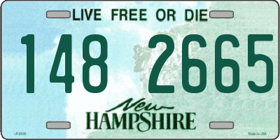 NH license plate 1482665