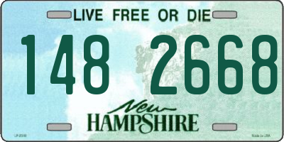 NH license plate 1482668