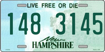 NH license plate 1483145